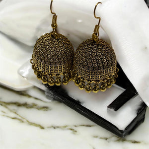 styles Look Silver/Golden Antique Style Little Jhumki/Earrings For Girls & Women