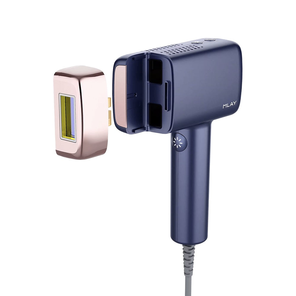 Mlay T14 Laser Hair Removal Device Developed with Ice Cooling - Navy Color