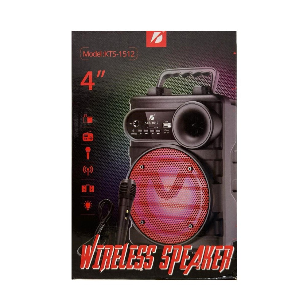 KTS-1512 4 Inch Bluetooth Speaker