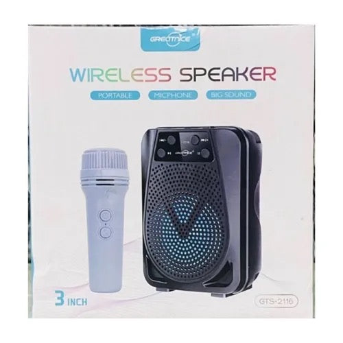 GTS-2116 Bluetooth Speaker With Mic